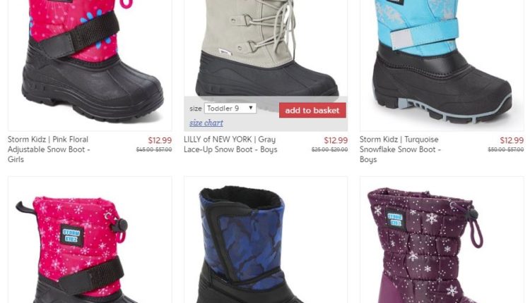 kids snow boots sale